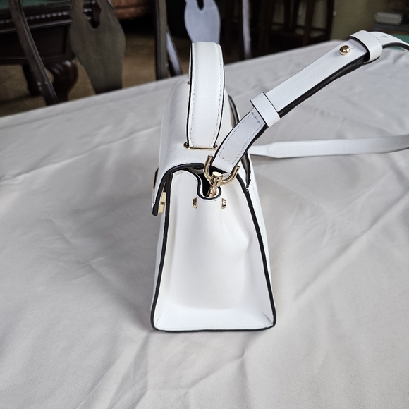 MICHAEL KORS Whitney White Medium Leather Satchel - Picture 5 of 13